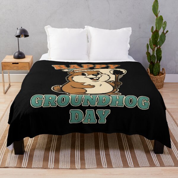 Item preview, Happy Groundhog Day Vintage Groundhog T-Shirt designed and sold by MizoX7.