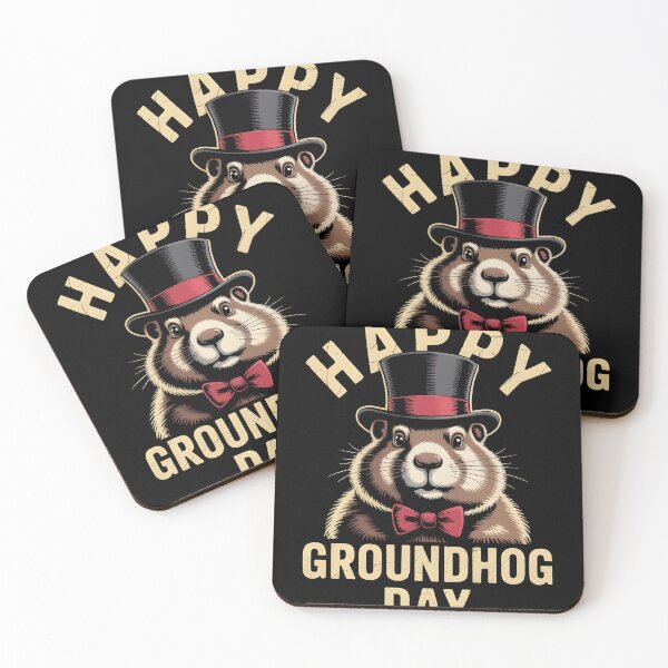 Item preview, Happy Groundhog Day Vintage Groundhog T-Shirt designed and sold by MizoX7.