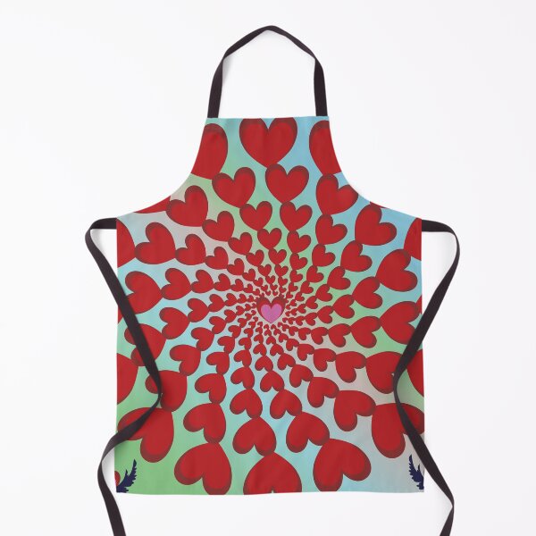 Item preview, Vibrant Heart Energy Spiral designed and sold by OIL Pattern Design .