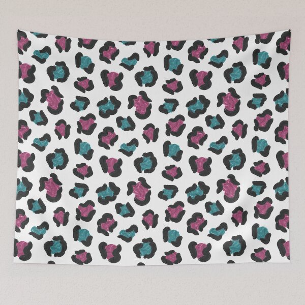 Item preview, Electropop Leopard Print designed and sold by Daniel Bevis Design.