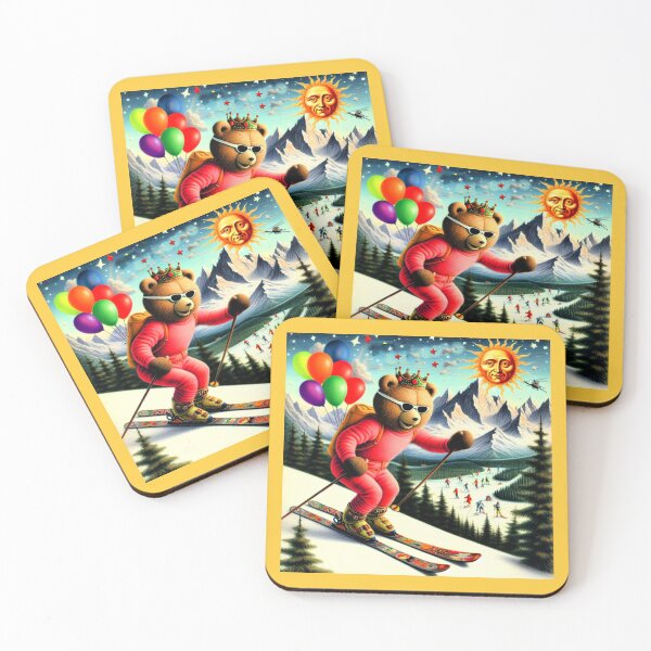 Item preview, The Royal Skier: Teddy Bear Mountain Adventure designed and sold by daweave77.