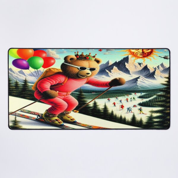 Item preview, The Royal Skier: Teddy Bear Mountain Adventure designed and sold by daweave77.