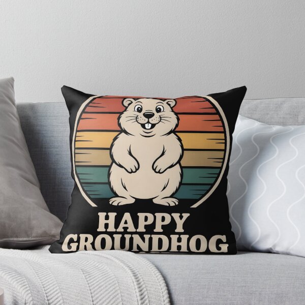 Item preview, Happy Groundhog Day Vintage Groundhog T-Shirt designed and sold by MizoX7.