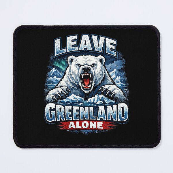 Item preview, Leave Greenland Alone – Polar Bear Arctic Wildlife Graphic Design designed and sold by Wicked.Teez.