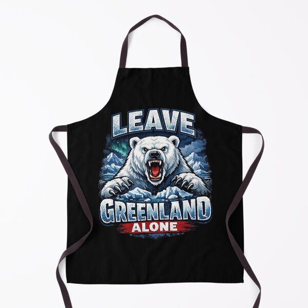 Item preview, Leave Greenland Alone – Polar Bear Arctic Wildlife Graphic Design designed and sold by Wicked.Teez.
