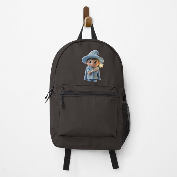 Item preview, Cute Little Wizard Boy with Magic Star Wand - 3D Fantasy Art designed and sold by PixMoody.