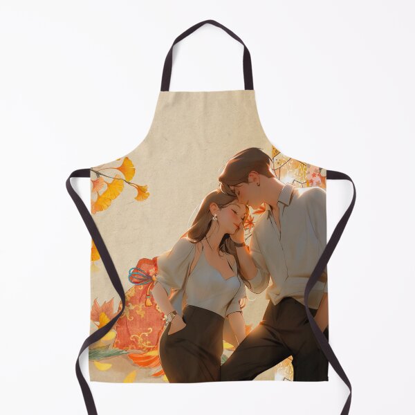 Item preview, Autumn Glow: Embrace Under the Ginkgo Trees designed and sold by Kanniax.