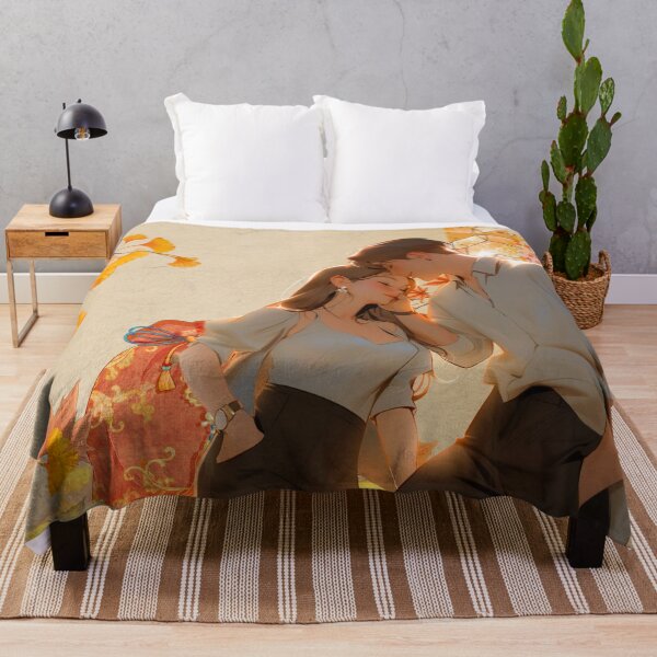 Item preview, Autumn Glow: Embrace Under the Ginkgo Trees designed and sold by Kanniax.