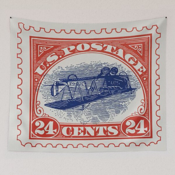 Item preview, inverted jenny postage stamp curtiss biplane rare treasures designed and sold by PilotandPlane.