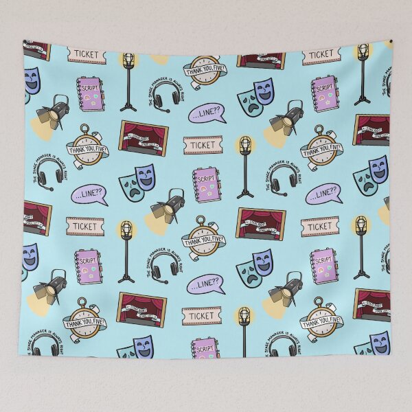 Item preview, Theatre Pattern designed and sold by scrambledpegs.