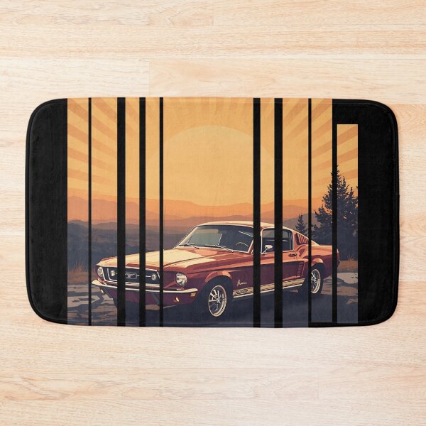 Item preview, For Mustan Fastbac 1967, retro illustration 9 designed and sold by Neon G.