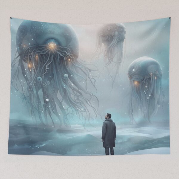 Item preview, Ethereal Guardians of the Frozen Abyss designed and sold by Syrupulse.