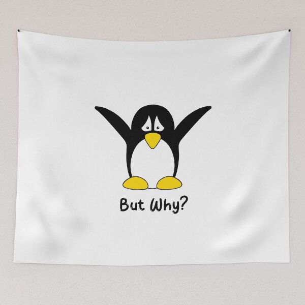 Item preview, But Why Nihilist Penguin designed and sold by Sartoris Art.