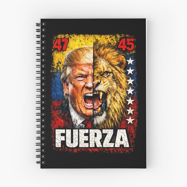 Item preview, Trump and Lion Fuerza Venezuela Freedom 47 designed and sold by GuacamayaFree7.