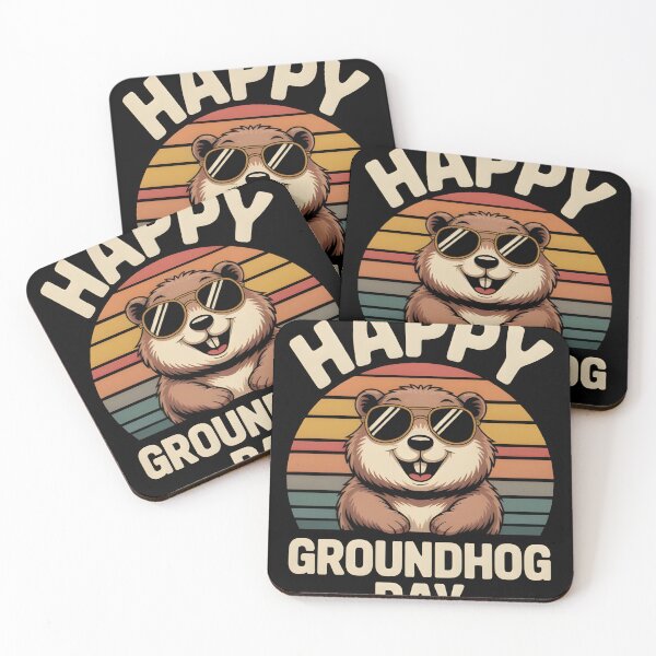 Item preview, Happy Groundhog Day Vintage Groundhog T-Shirt designed and sold by MizoX7.
