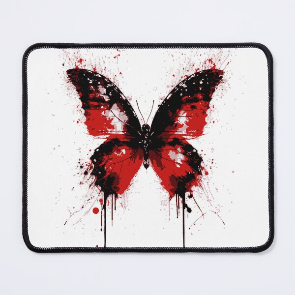 Artikelvorschau, Schmetterling Rot Schwarz – Dark Art Motiv entworfen und verkauft von drizzd.