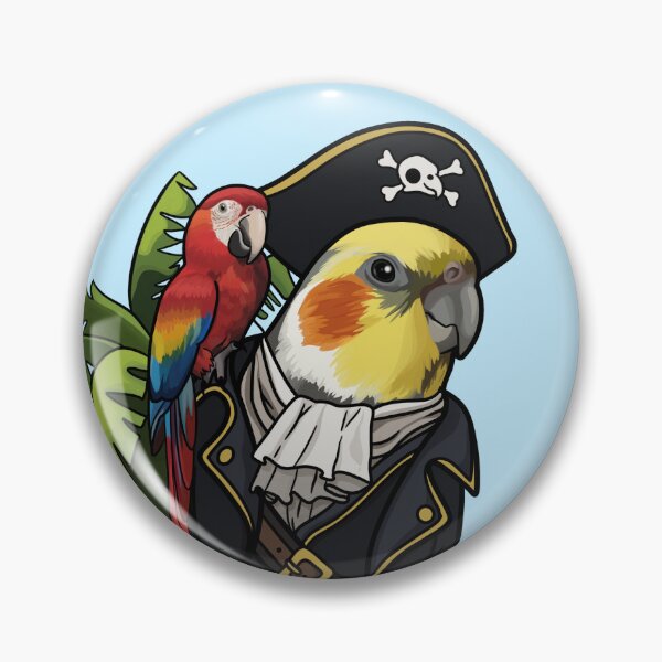Item preview, Pirate Cockatiel & First Mate Mcaw designed and sold by April's Escape.