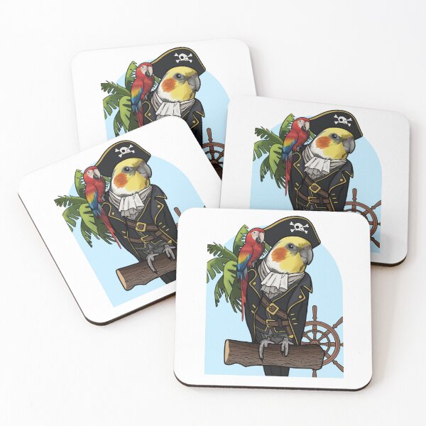 Item preview, Pirate Cockatiel & First Mate Mcaw designed and sold by April's Escape.