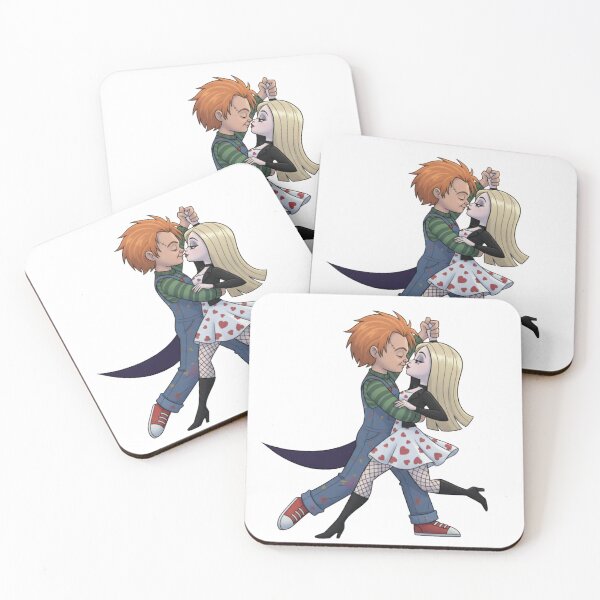 Item preview, Chucky and Tiffany valentine  designed and sold by Galaxydiamond.