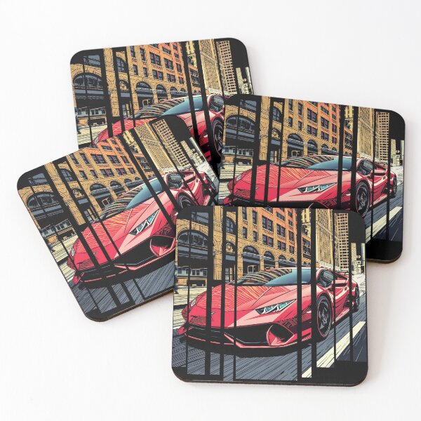 Item preview, Lamborghin Huracá EVO, 60s comic energy Born to Roar 8 designed and sold by Neon G.