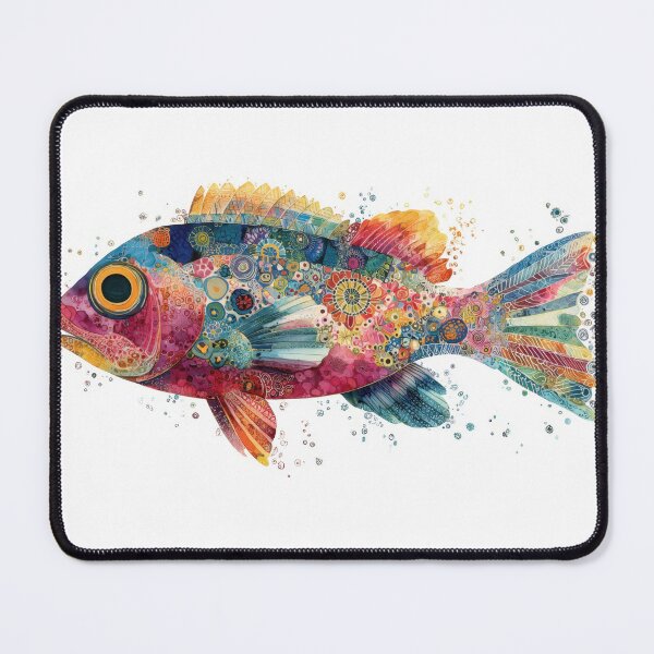 Item preview, Colorful fish swimming in water designed and sold by anytka.