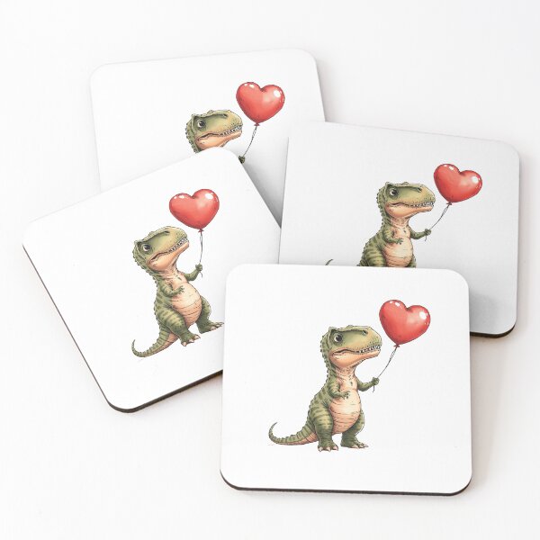 Item preview, T-Rex Love valentine's day dinosaur designed and sold by SOUFIANE1991.