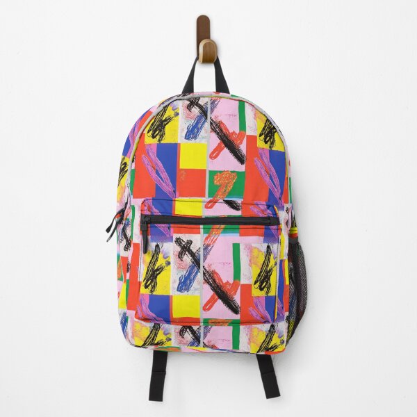 Item preview, Bold Abstract Geometric Colorful Brushstroke Pattern designed and sold by Prismatect.
