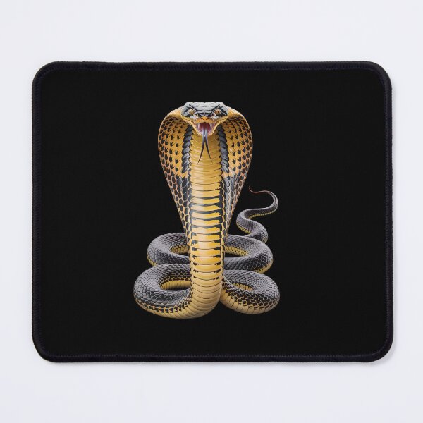 Item preview, Realistic king cobra venomous badass art designed and sold by ObjCrea123.