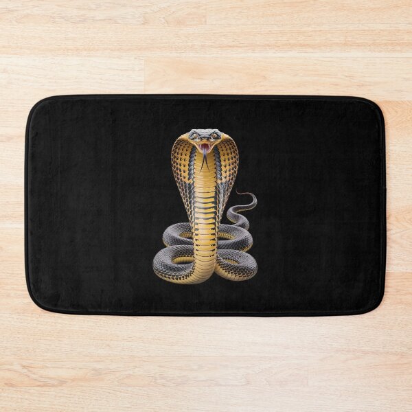 Item preview, Realistic king cobra venomous badass art designed and sold by ObjCrea123.