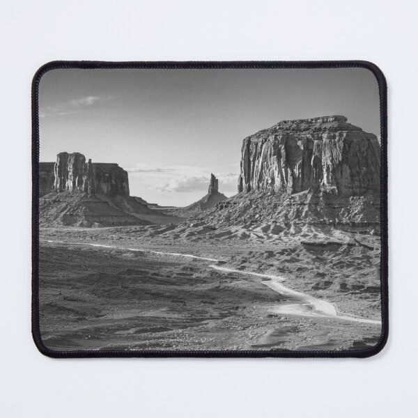 Item preview, Late Day View of Monument Valley BW designed and sold by PhotoArt by Joan Carroll.