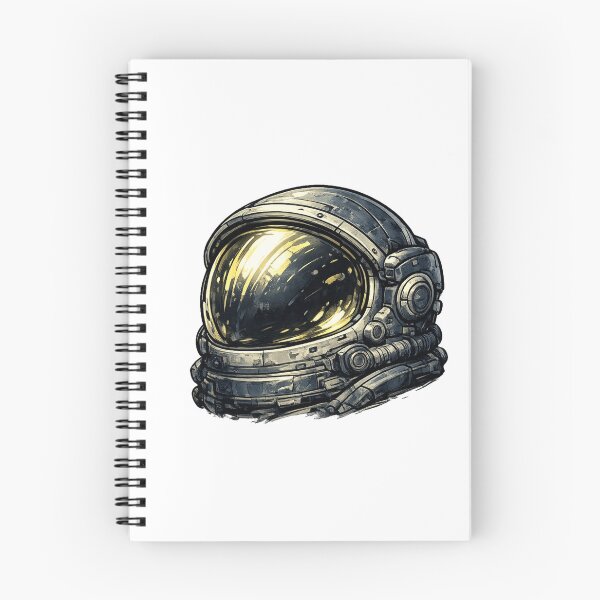 Artikelvorschau, Astronautenhelm als Weltraumobjekt – Illustration entworfen und verkauft von IRON WINGS /USAF.