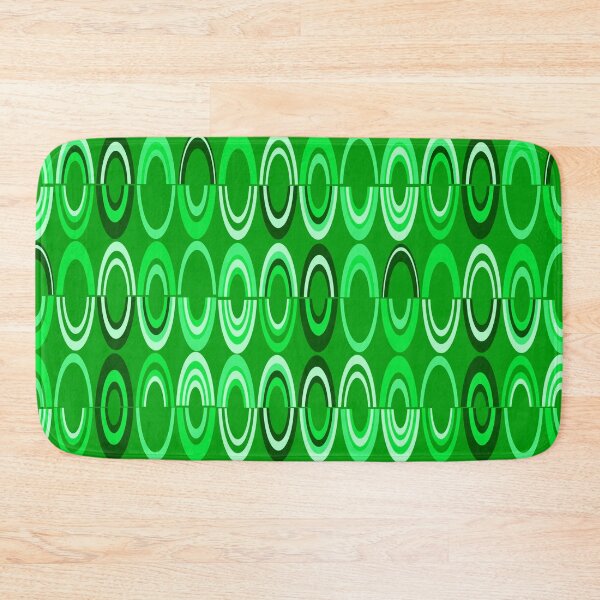 Item preview, Green Geometric Circles Pattern designed and sold by Andrew  Hitchen.