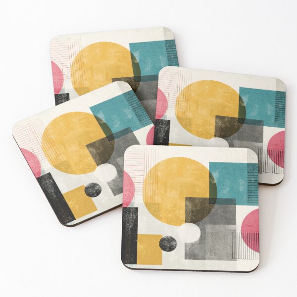 Item preview, Shapes create a colorful arrangement designed and sold by anytka.