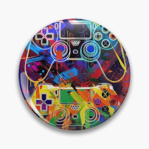 Item preview, Abstract controller Gaming Logo - Neon Geometric Gamer Emblem | Esports Cyberpunk Tee designed and sold by Customprinthub1.