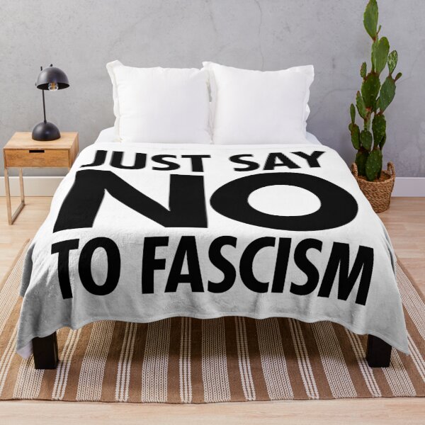 Item preview, Just Say NO to Fascism (black) designed and sold by Thelittlelord.