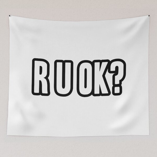 Item preview, R U Ok? Outline designed and sold by Memes N Lore .
