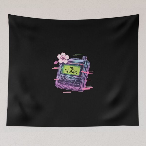 Item preview, 90s Retro Pager No Signal Vaporwave Aesthetic Sakura designed and sold by Vintage Shapes.