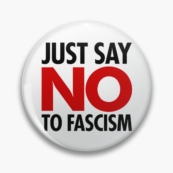Item preview, Just Say NO to Fascism (black/red) designed and sold by Thelittlelord.
