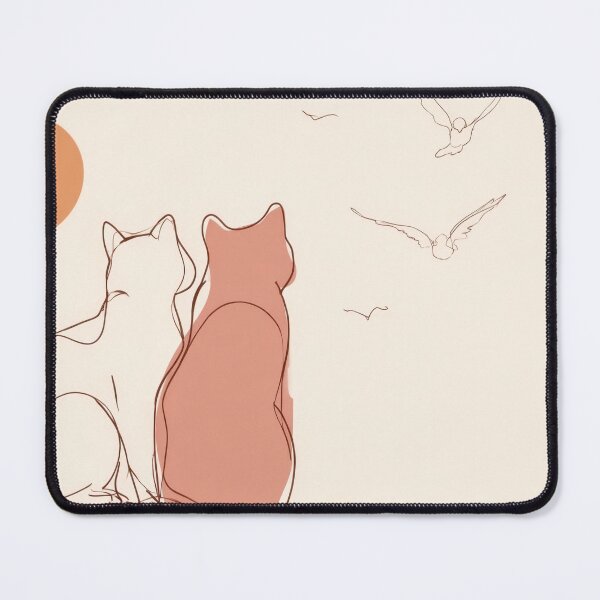 Item preview, Cats watch birds in the sky designed and sold by anytka.