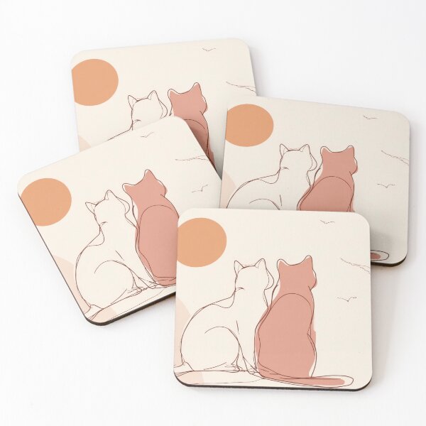 Item preview, Cats watch birds in the sky designed and sold by anytka.