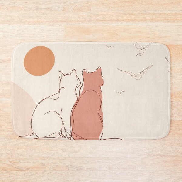 Item preview, Cats watch birds in the sky designed and sold by anytka.