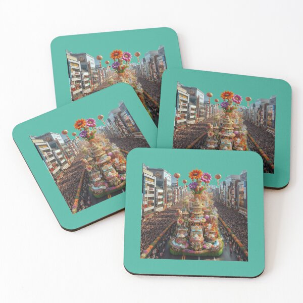 Item preview,  Grand Floral City Parade in South Korea – Realistic Festival Scene designed and sold by PaintMeWorld.