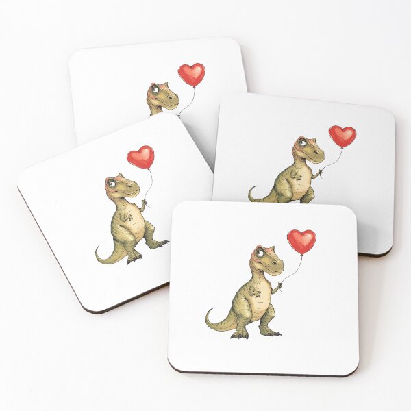 Item preview,  T-Rex Love valentine's day dinosaur designed and sold by SOUFIANE1991.