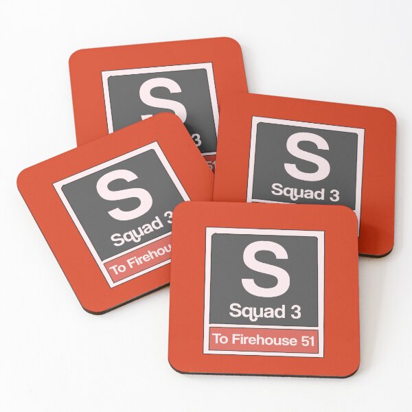 Item preview, Squad 3 Chicago Fire Sign designed and sold by ellenugget.