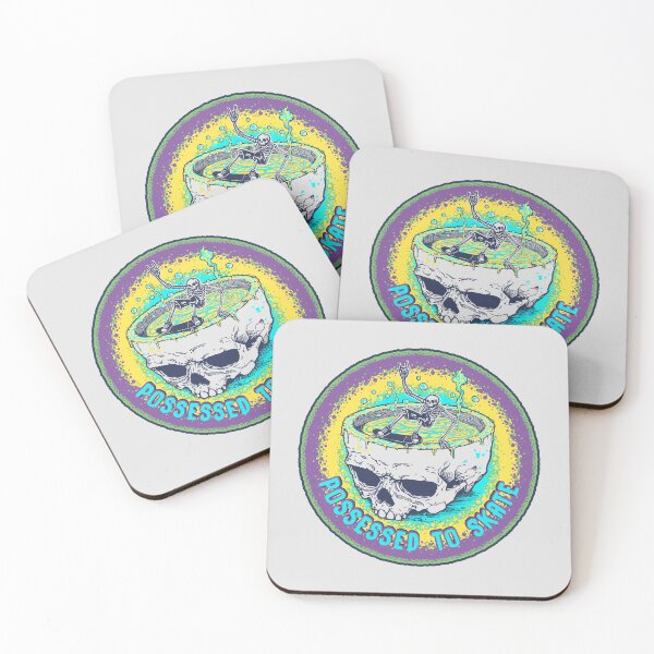 Item preview, 80s Retro Neon Skeleton Skateboarder Skull Bowl designed and sold by sXe-art.