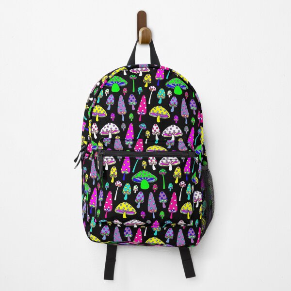 Item preview, Psychedelic Technicolor Mushrooms designed and sold by kitschandkawaii.