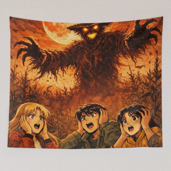 Item preview, Terror in the Harvest Moon Cornfield designed and sold by JonelleTshirts.