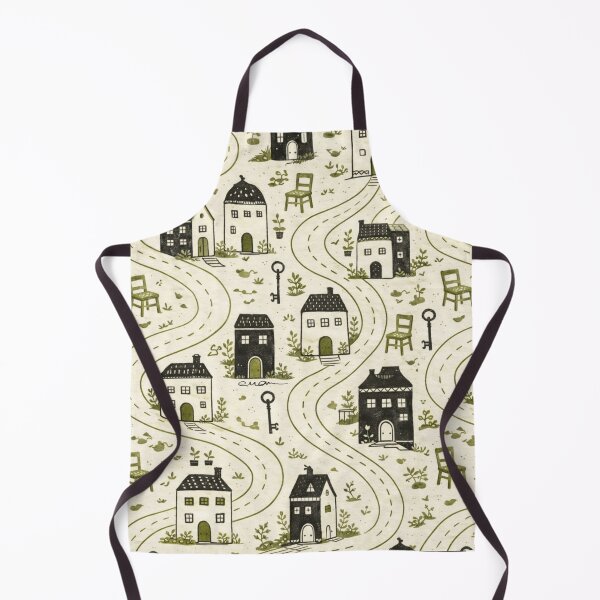 Item preview, Cozy Village Pattern designed and sold by EvaArtHome.