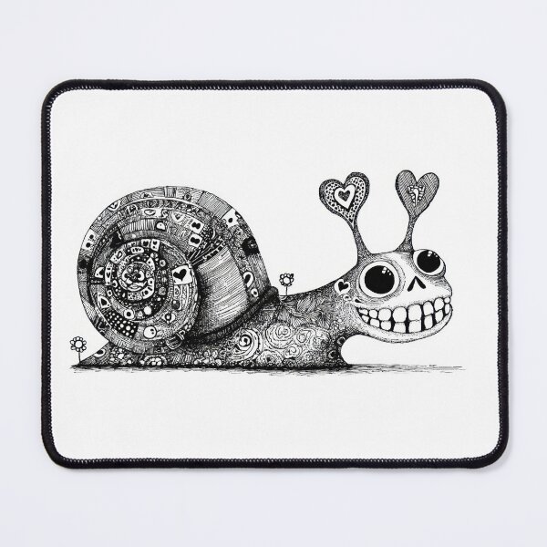Item preview, Snail with skull and heart design designed and sold by anytka.