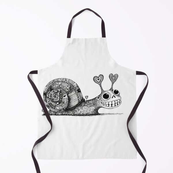 Item preview, Snail with skull and heart design designed and sold by anytka.